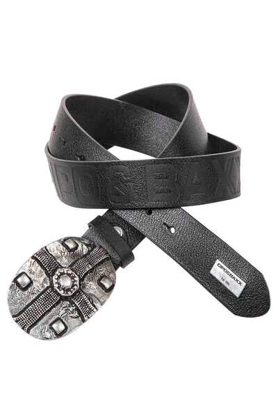 CG189 men's leather belt vintage look