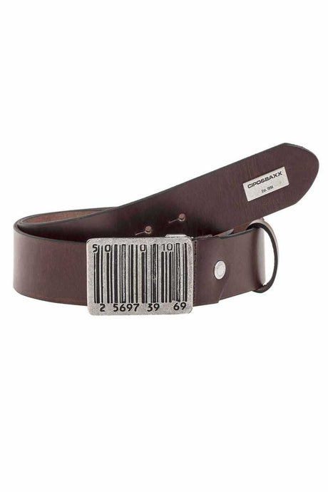 CG201 men's belt with barcode buckle