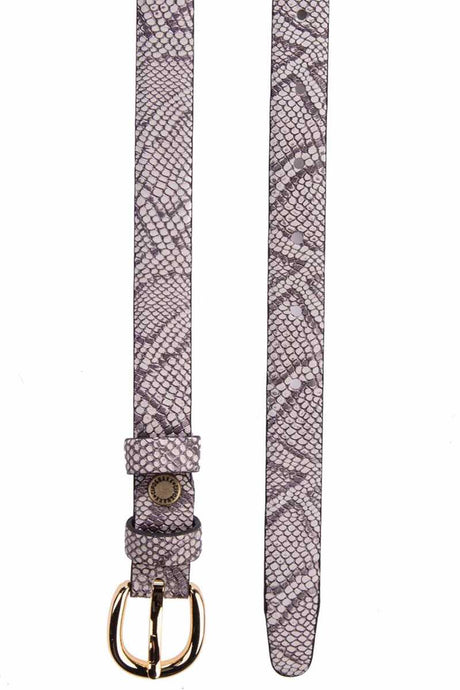 WG113 Cinturón de mujer con piel de serpiente
