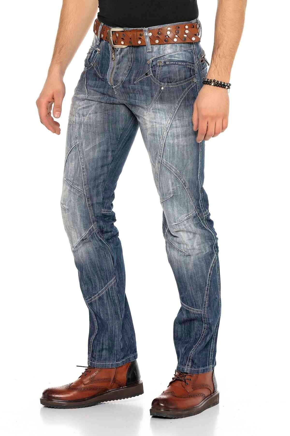 C-0751 Standaard Herren Jeans Straight Fit