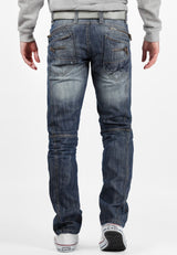C-0751 Pantalón Vaquero Recto para Hombre