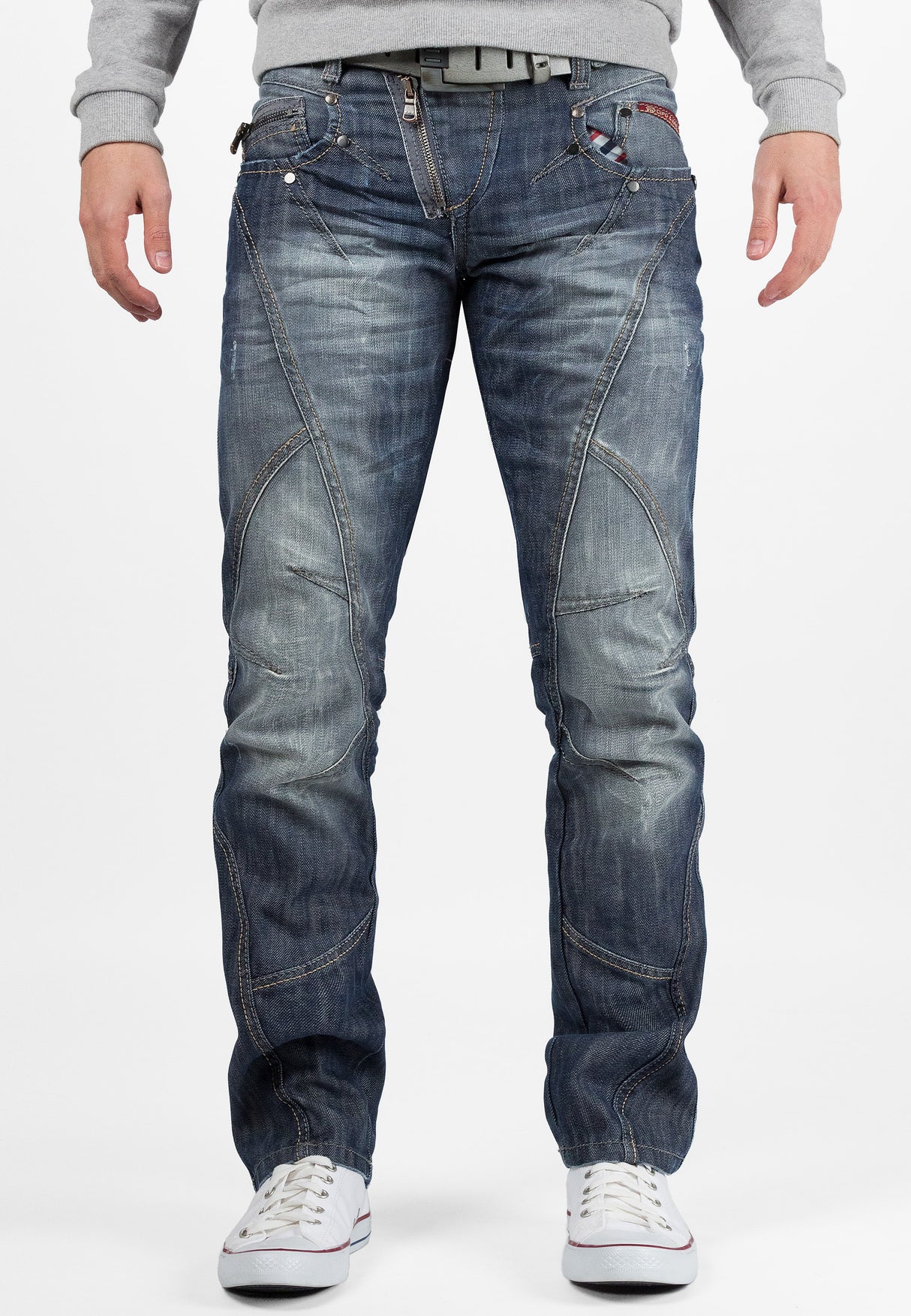 C-0751 Pantalón Vaquero Recto para Hombre