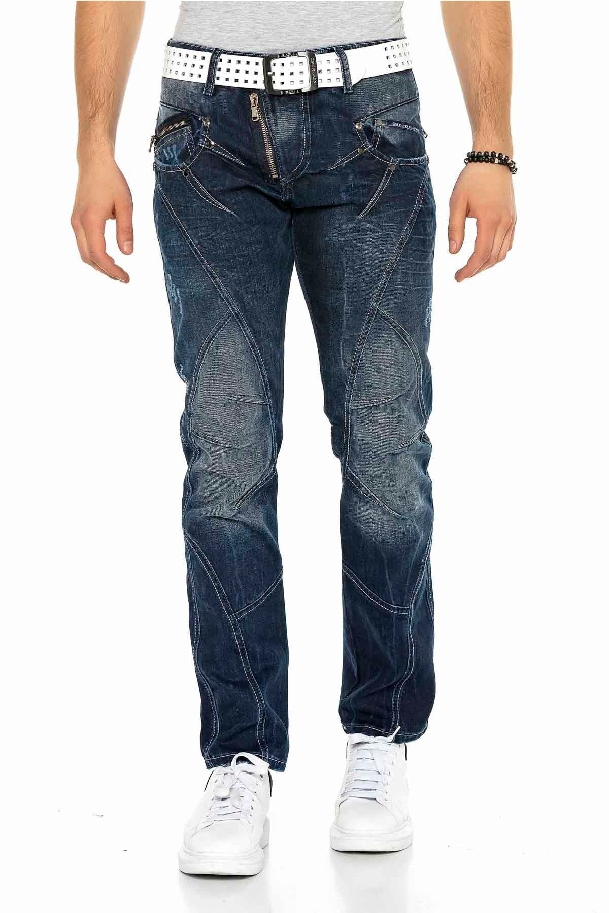 C-0768 ESTÁNDAR Vaqueros de hombre en corte RECTO