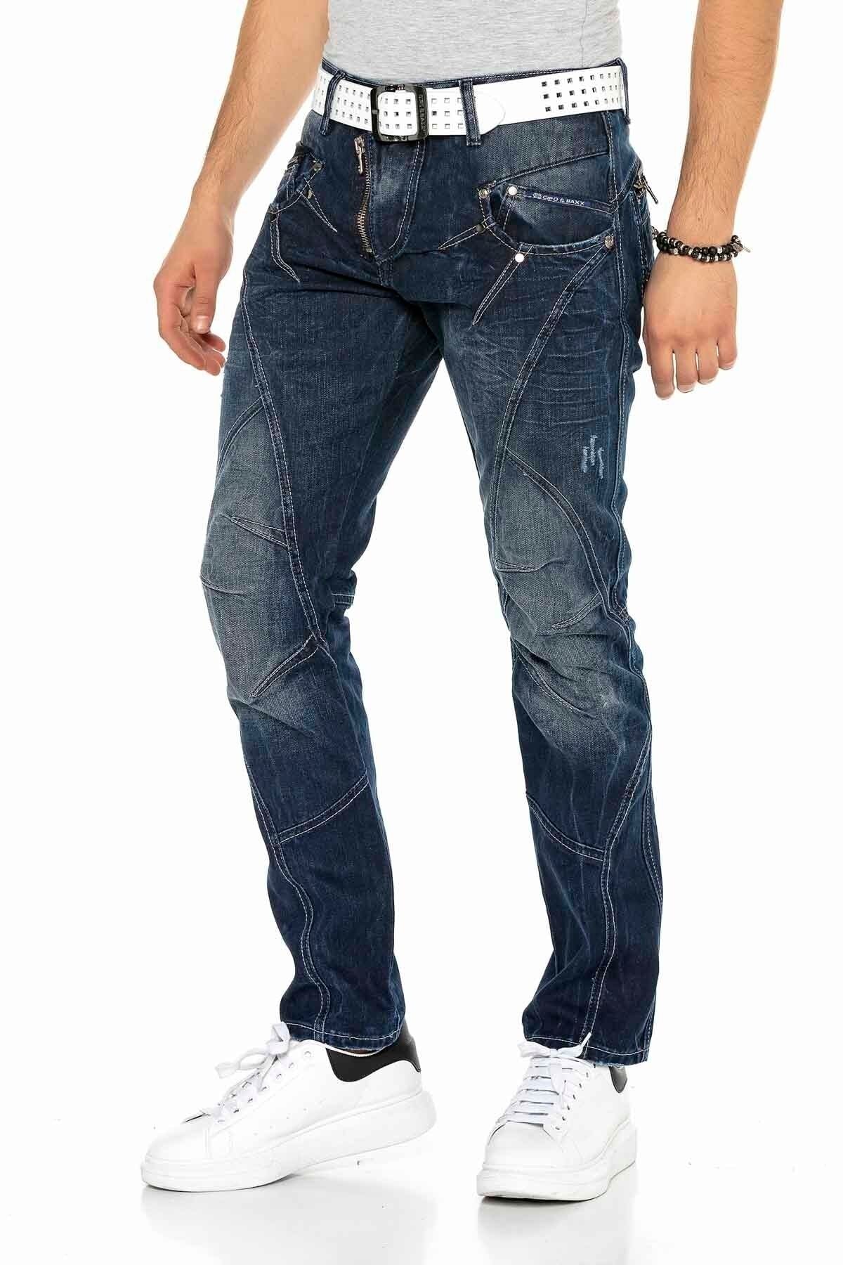 C-0768 ESTÁNDAR Vaqueros de hombre en corte RECTO