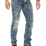 C-0894 JEANS STANDARD POUR HOMMES COUPE DROITE