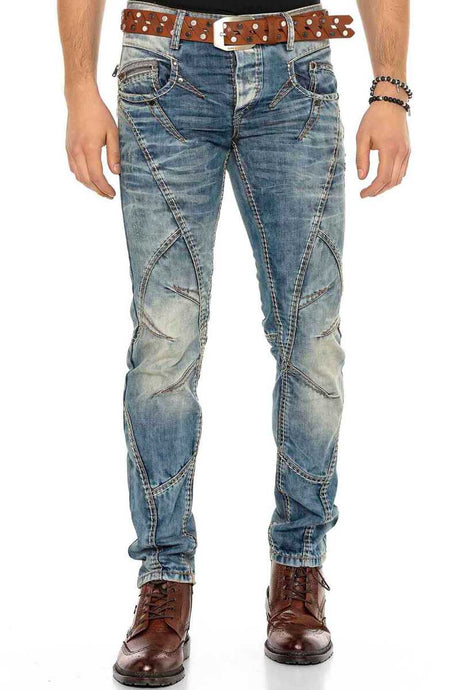 C-0894 Standaard Heren Jeans in Straight Fit