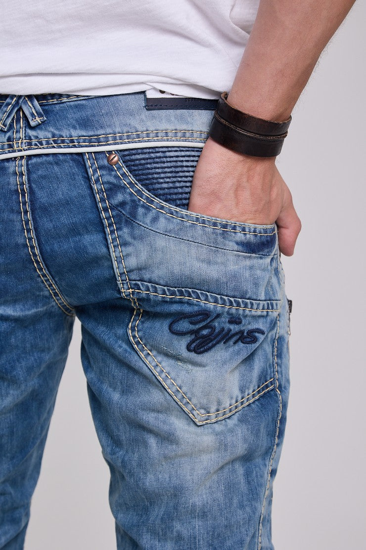 C-1150 Tejanos Rectos para Hombre 