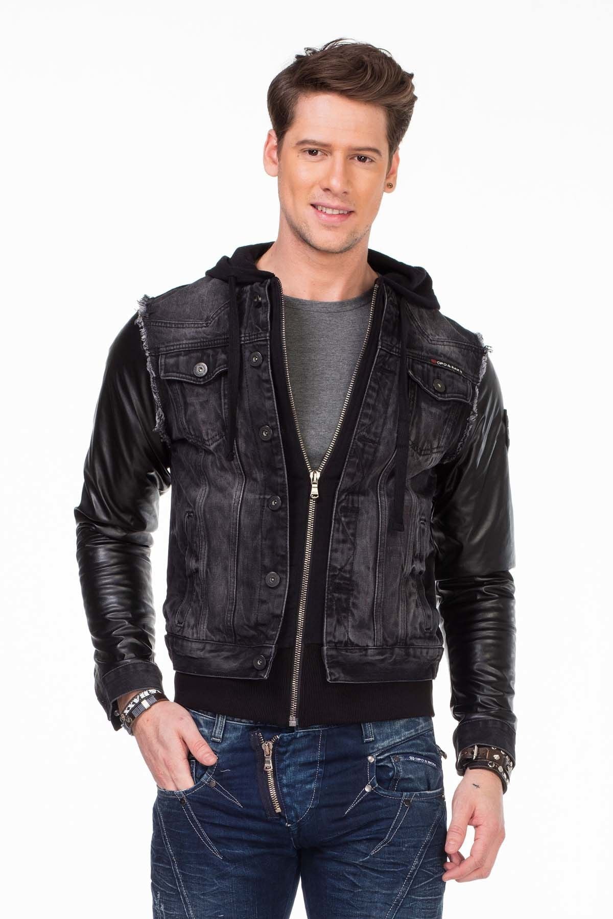 C-1290 Chaqueta para hombres  con capucha 
