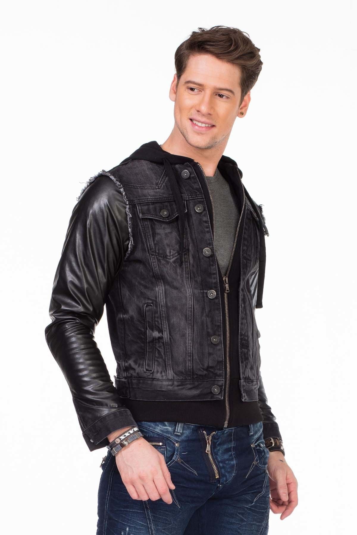 C-1290 Chaqueta para hombres  con capucha 