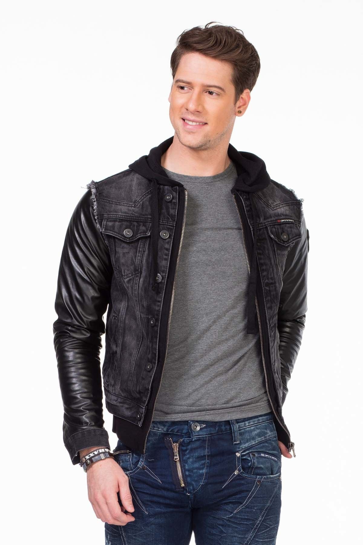 C-1290 Chaqueta para hombres  con capucha 