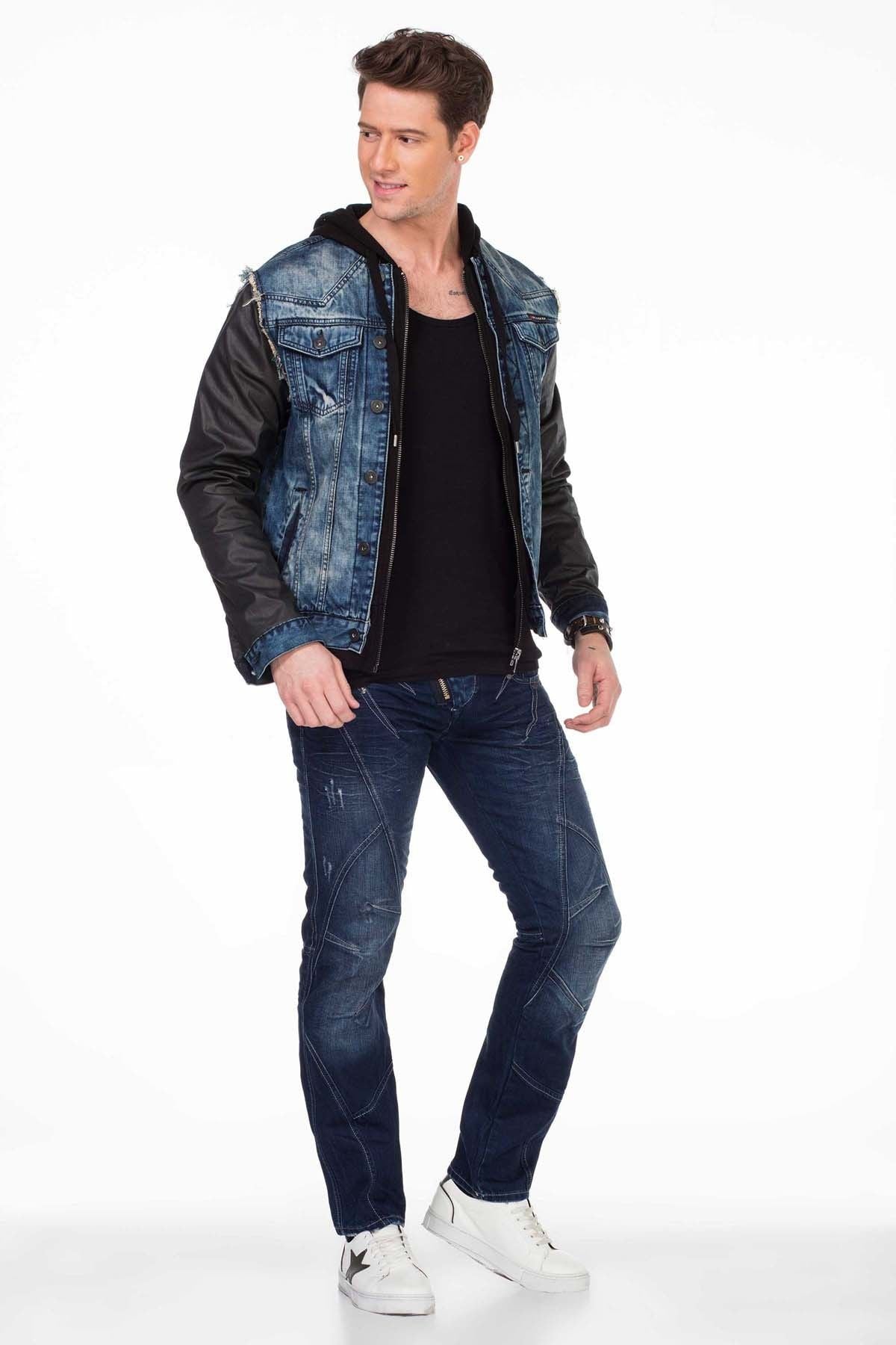C-1290 Chaqueta para hombres  con capucha 