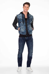 C-1290 Chaqueta para hombres  con capucha 