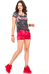 CBW-0627 PANTALONES CORTOS ESTÁNDAR DAMA
