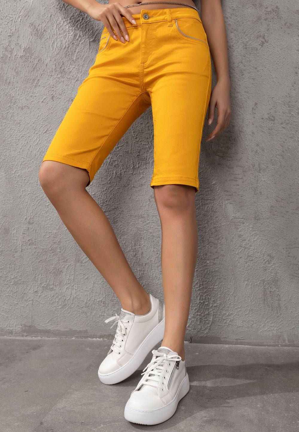 WK196 Capri de Jeans para Mujer