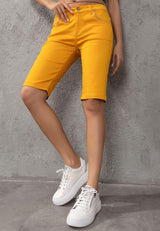 WK196 Capri de Jeans para Mujer