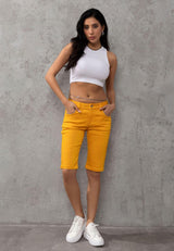 WK196 Capri de Jeans para Mujer