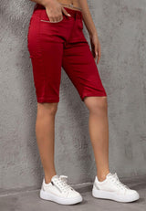WK196 Capri de Jeans para Mujer