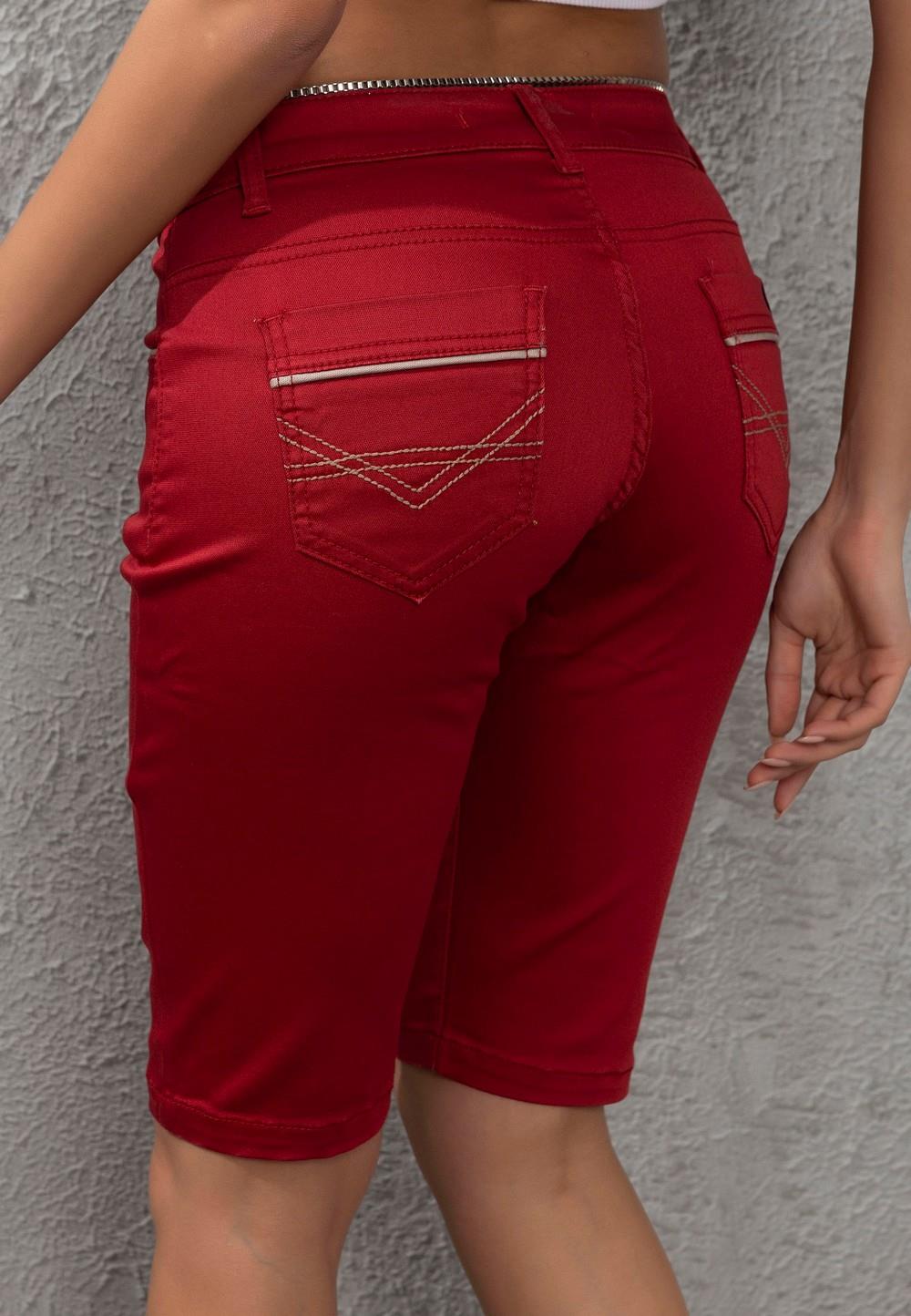 WK196 Capri de Jeans para Mujer