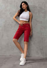 WK196 Capri de Jeans para Mujer