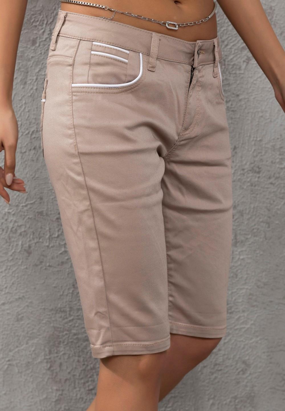 WK196 Capri de Jeans para Mujer