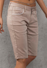 WK196 Capri de Jeans para Mujer