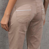 WK196 Pantaloncini al ginocchio di Jeans per donna