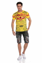 CK224 Hombres Capri Jeanshorts Estilo de carga con cremallera