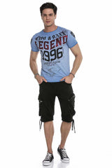 Ck225   Pantaloncini Capri Uomo dal Look Sportivo