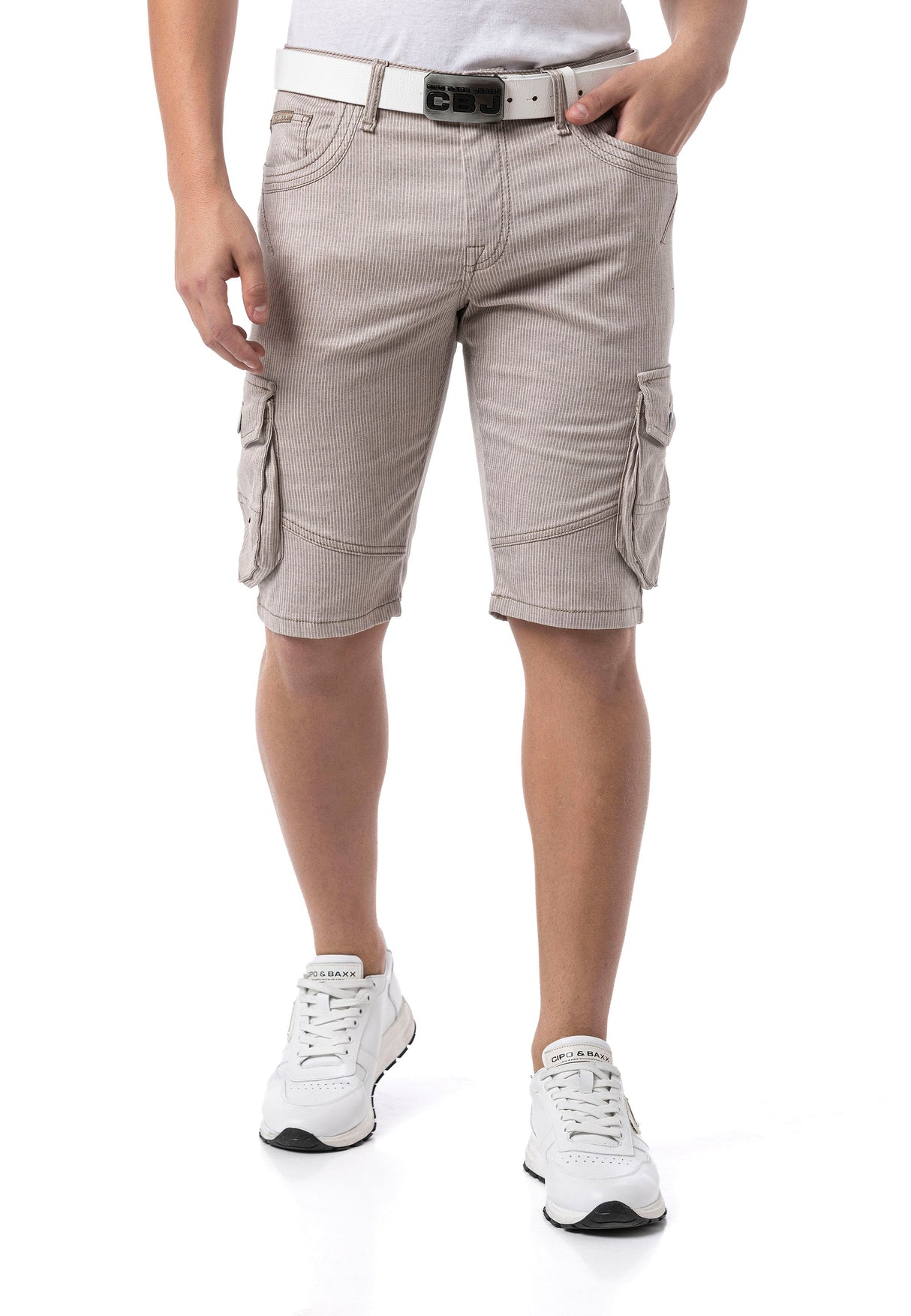 CK297– Uomo Pantaloncino Pantalone con zip