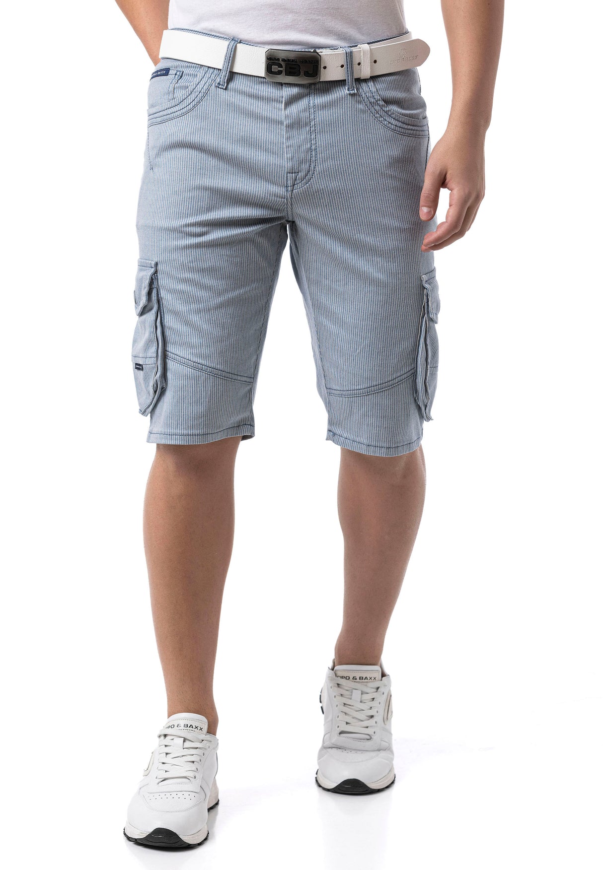 CK297– Uomo Pantaloncino Pantalone con zip