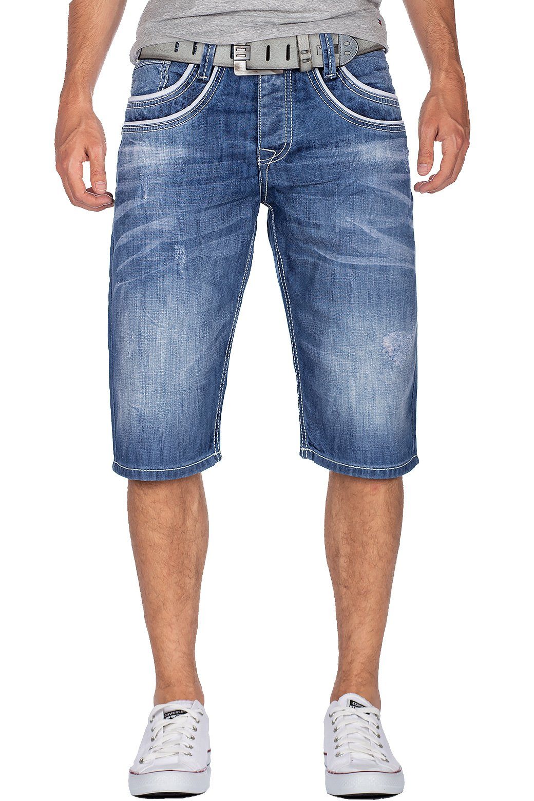 CK114 Herren Capri - Bequemer Denim-Style für den Sommer