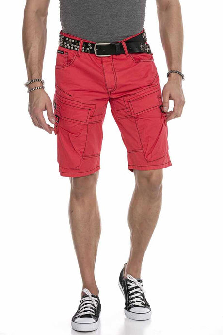 CK229 Herren Capri Shorts mit coolen Cargotaschen
