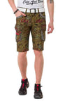 CK256 Herren Capri Shorts mit trendigen Cargotaschen