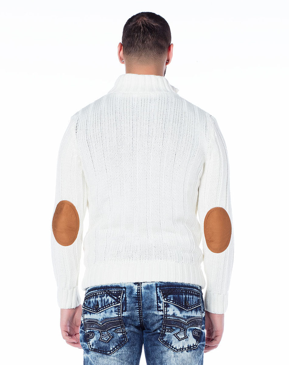 CP136 Camel Men Sweater