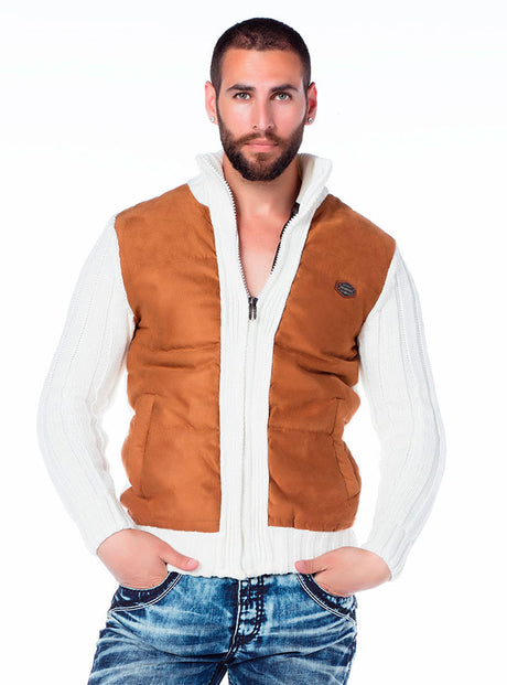 CP136 Camel Men Sweater