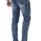 CD131 Hombres jeans cómodos con cinturón