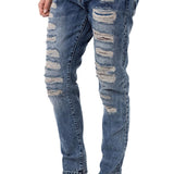 CD131 Hombres jeans cómodos con cinturón