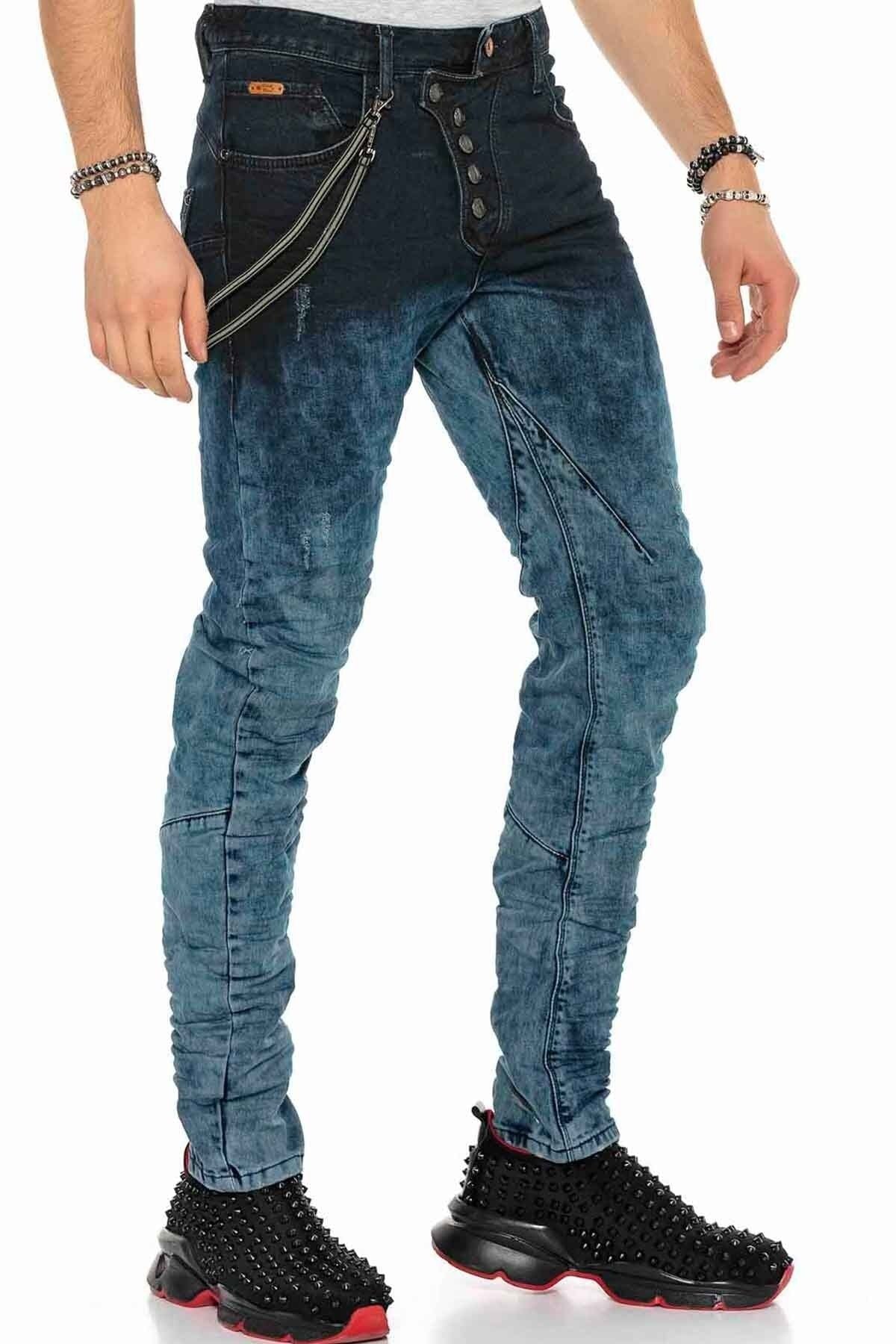 CD155 men's comfortable jeans in a modern look in Straight Fit