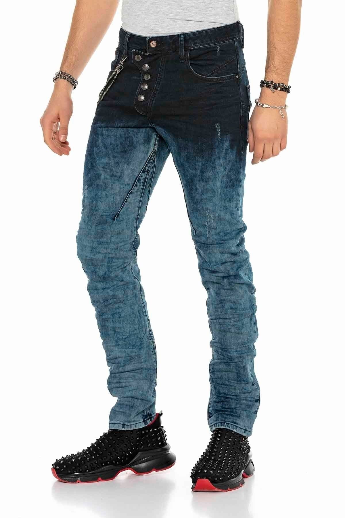 CD155 men's comfortable jeans in a modern look in Straight Fit