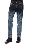 CD244A Jeans cómodos para hombres con un elegante pacto doble