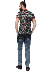 CD244A Jeans cómodos para hombres con un elegante pacto doble