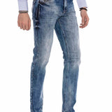 CD319 Men's Straight-Fit Jeans