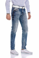 CD319 Jeans rectos para hombres 