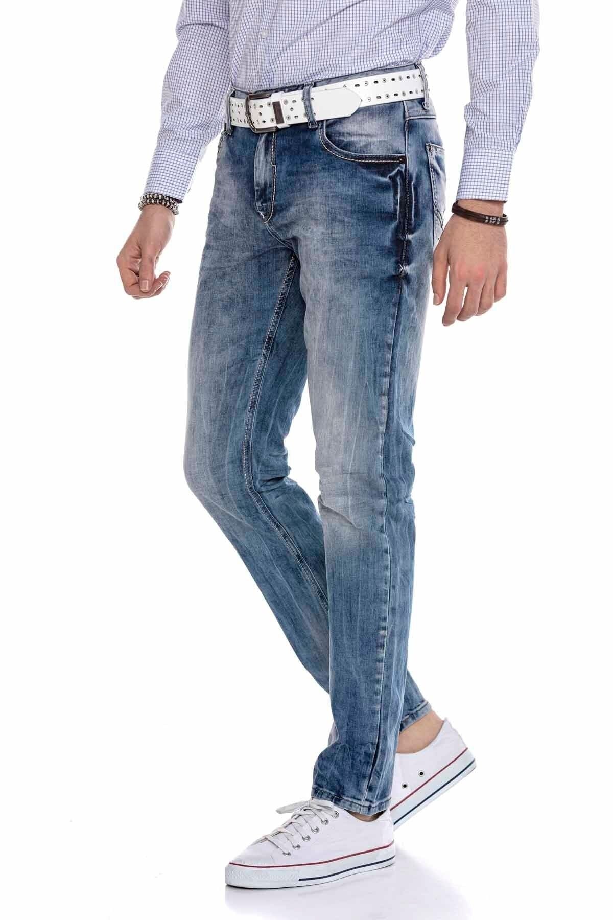CD319 Jeans rectos para hombres 