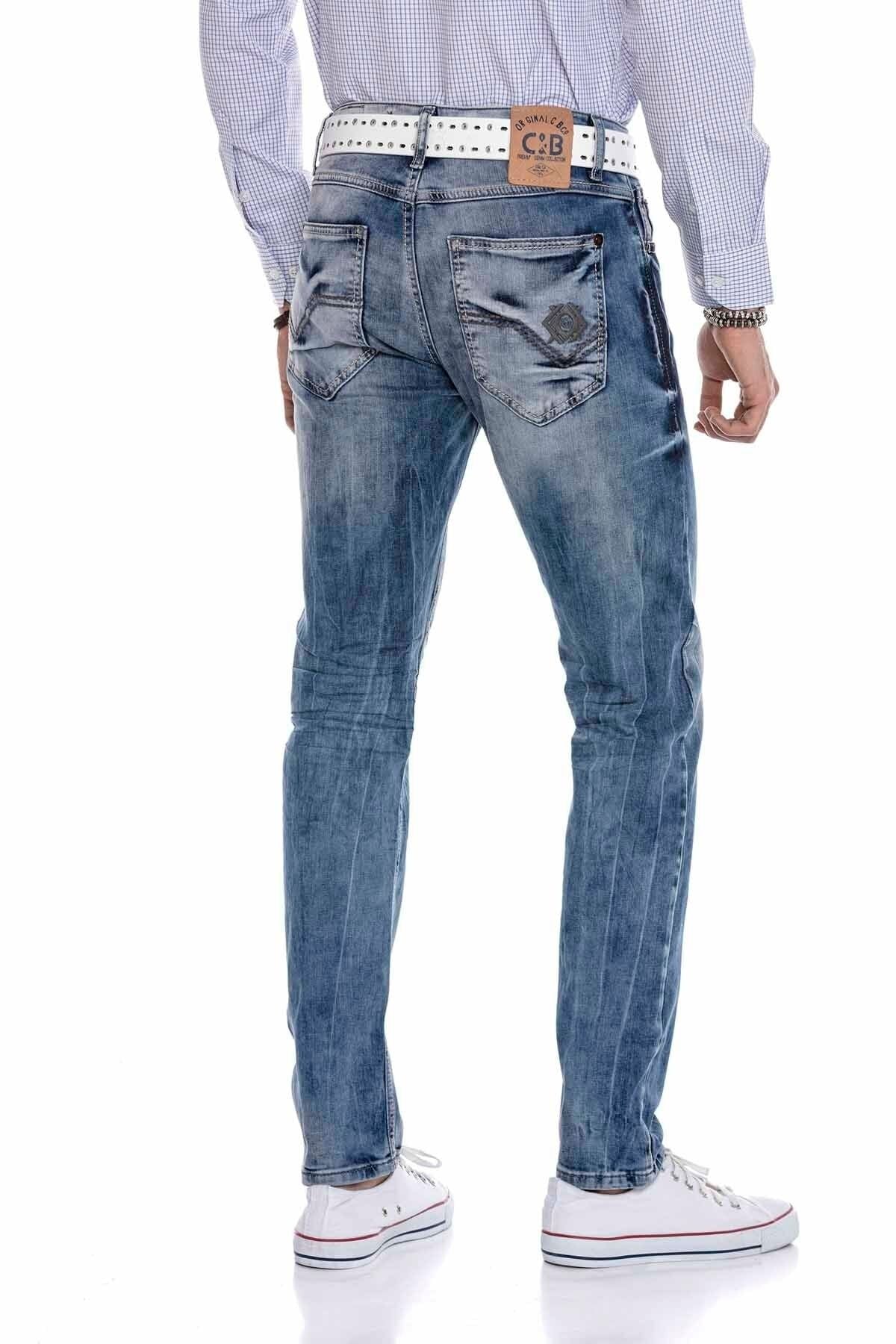 CD319 Jeans rectos para hombres 