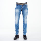 CD350 Herren bequeme Jeans im stylischen Destroyed-Look