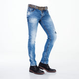 CD350 Herren bequeme Jeans im stylischen Destroyed-Look
