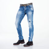 CD350 Herren bequeme Jeans im stylischen Destroyed-Look