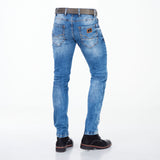 CD350 Herren bequeme Jeans im stylischen Destroyed-Look