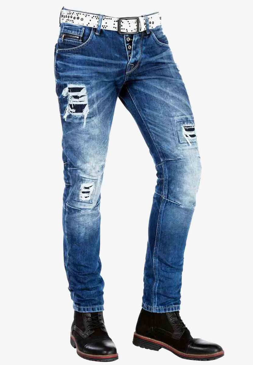 CD354 Mężczyźni RIPED-Jeans